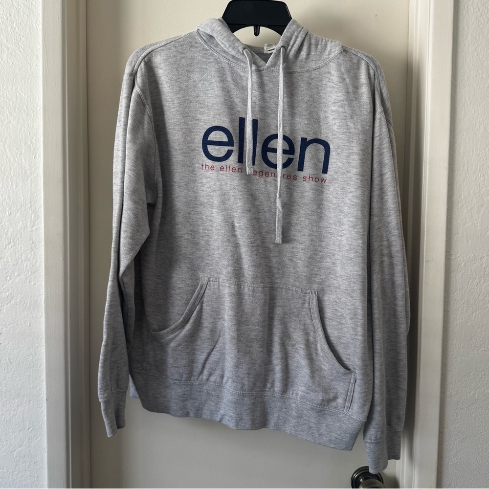 Grey and blue Ellen hoodie #EllenDeGeneresShow